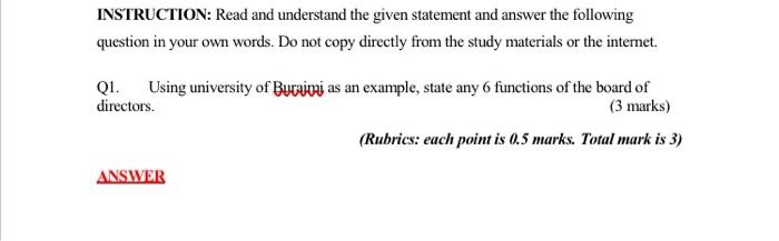 INSTRUCTION: Read and understand the given