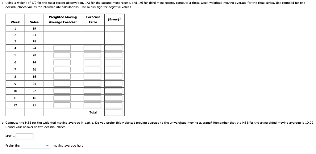 Refer again to the gasoline sales time series