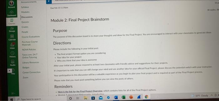 His101 Announce Account Dus 11 Sylla Modules