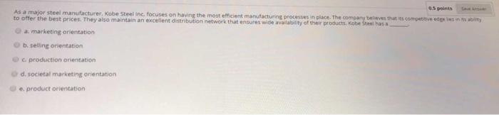 Question 28 Which of the following statements