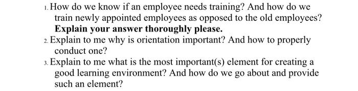 human resorces 1. How do we know if an employee