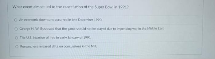 What event almost led to the cancellation of the