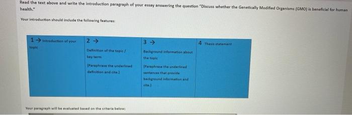 HELP THE WRITING BLUE BOX IS THE INTRSUCTIONS Red