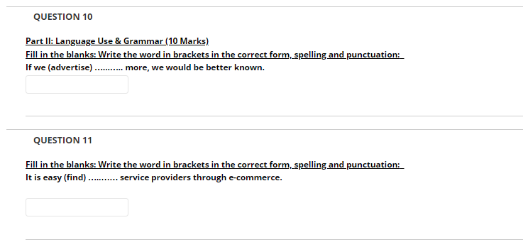 I need help in these questions. Please do them