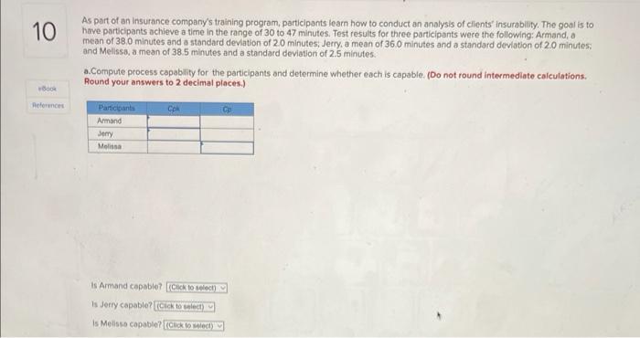 can anybody solve this for me? 10 As part of an