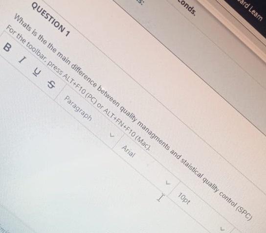 TAA onds. QUESTION 1 Whats is the the main