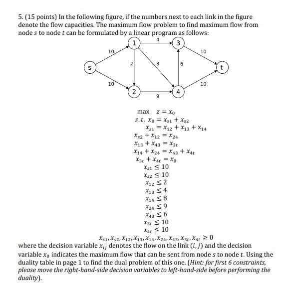1 5. (15 points) In the following figure, if the