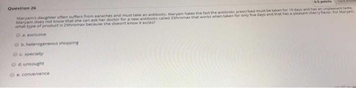 Maryam's daughter often suffers from earaches and