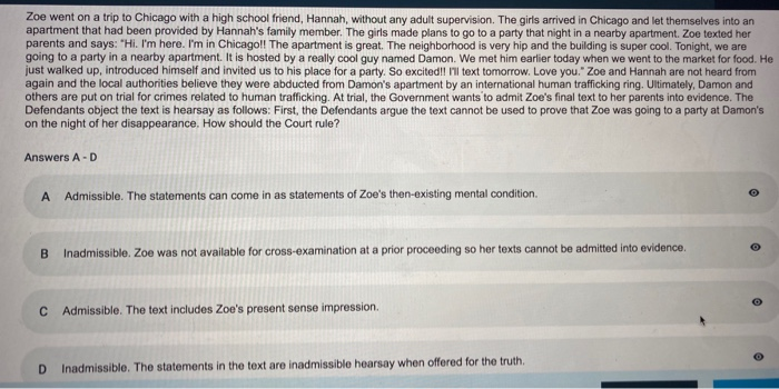 Question 20 FLAG QUESTION Based on the facts in