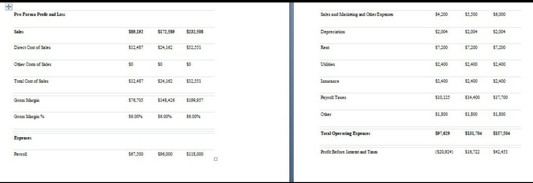 QUESTION- PLEASE READ BUSINESS PLAN. 1) GENERATE