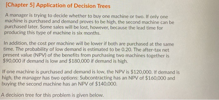 [Chapter 5] Application of Decision Trees A