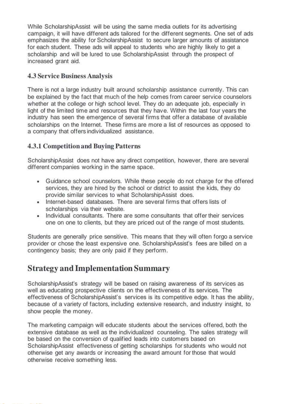 QUESTION- PLEASE READ BUSINESS PLAN. 1) GENERATE