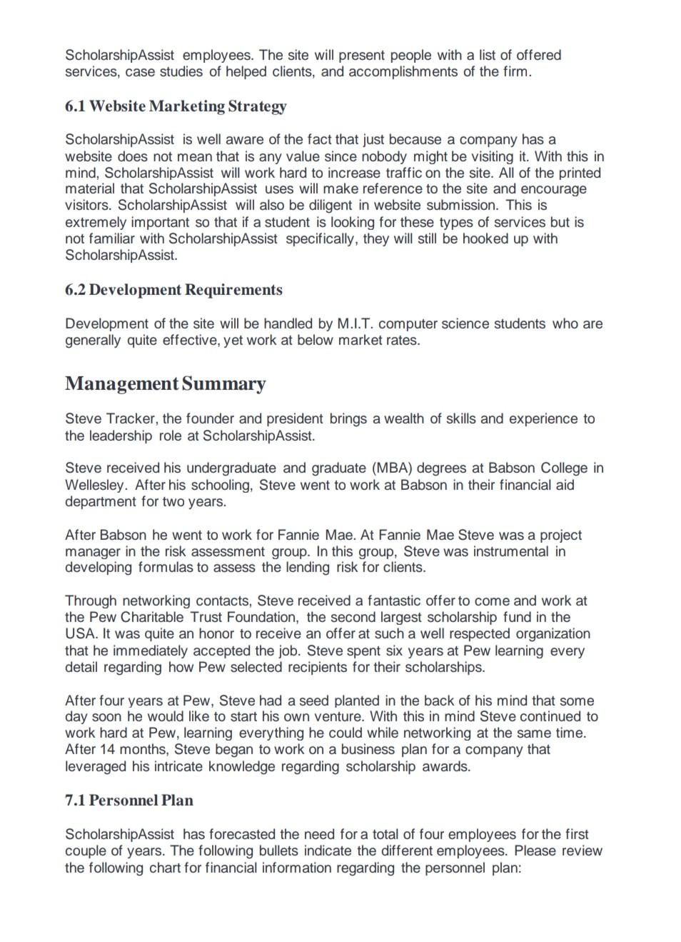 QUESTION- PLEASE READ BUSINESS PLAN. 1) GENERATE