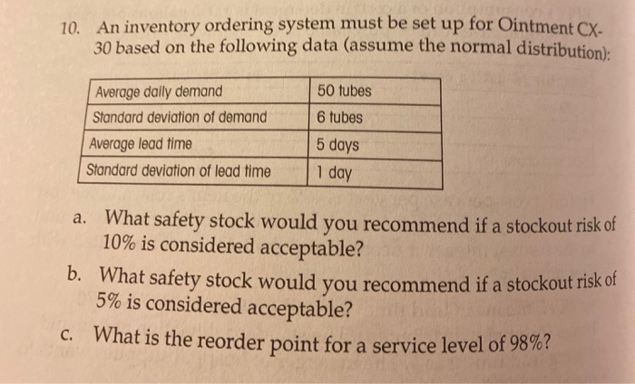 please provide excel step by step directions 10.