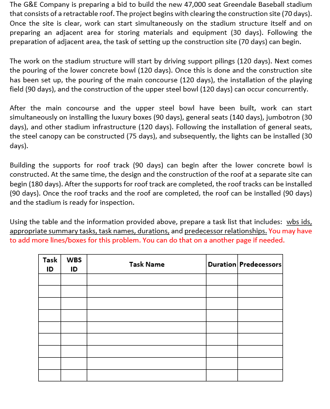 Below is information about a project to implement