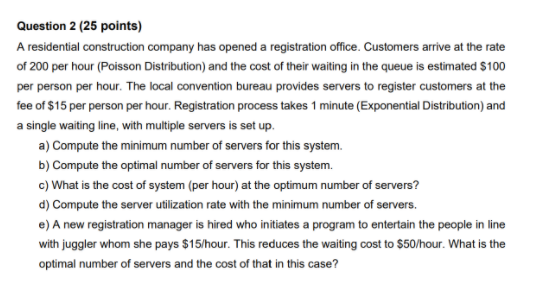 PLEASE NEED HELP WITH C)! Just part c) Question 2
