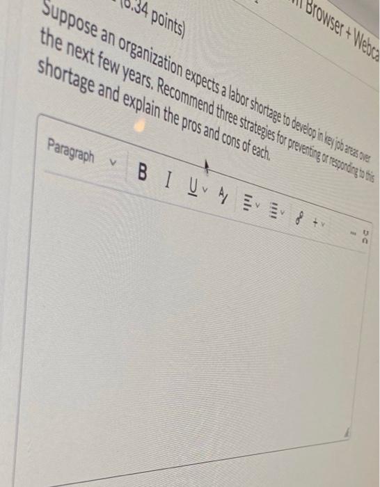 4 points) Browser + Webca Suppose an organization