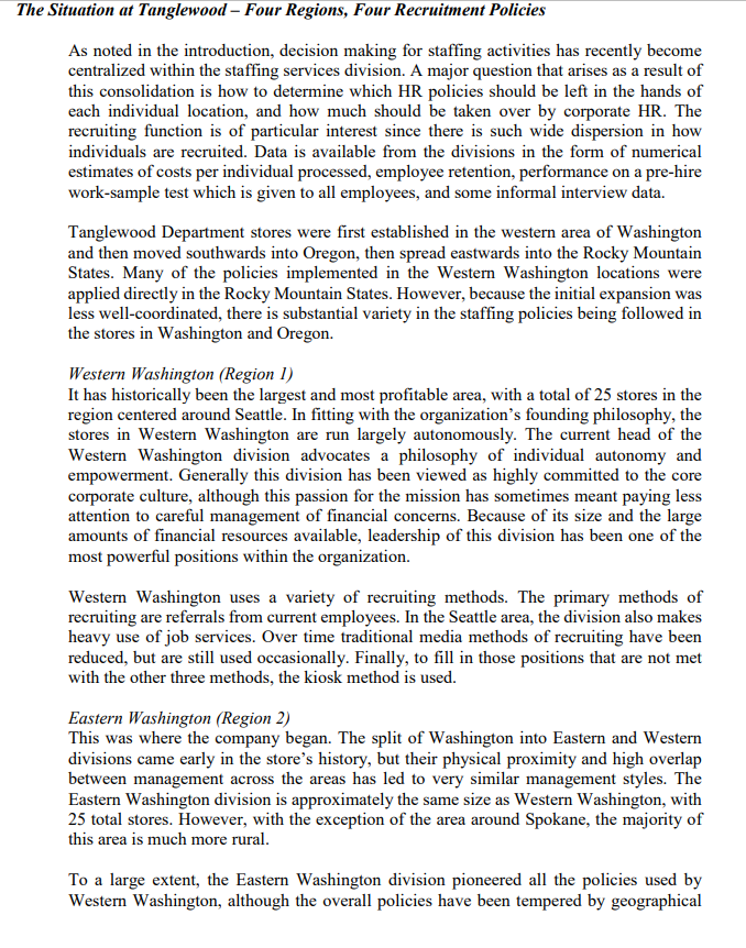 4. For each division use the data tables provided