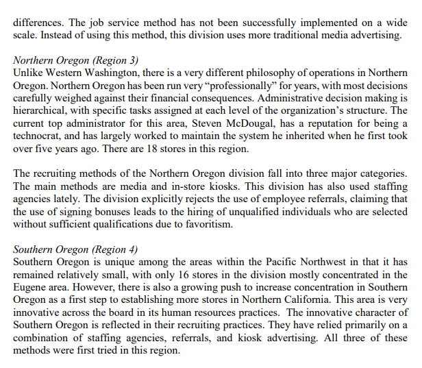 4. For each division use the data tables provided