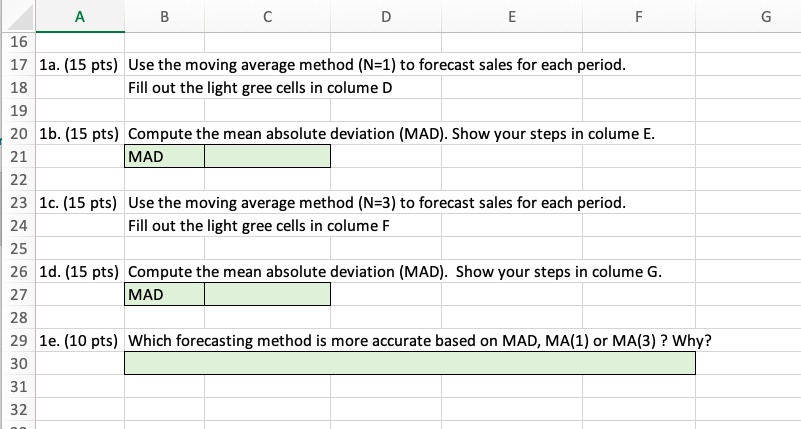 A1 4 x vfx Year D G H E F Absolute Deviation
