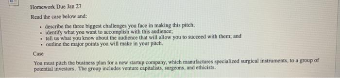 professional communication question. Its due