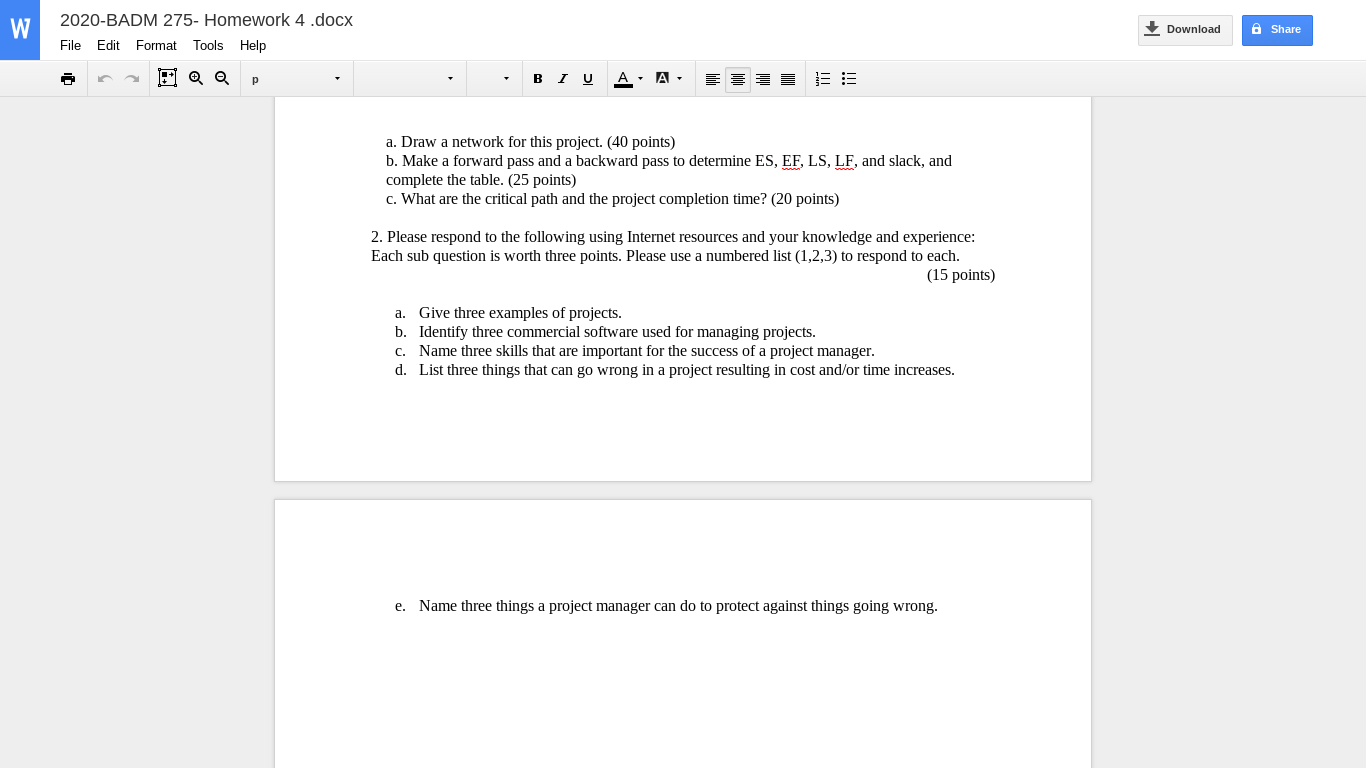 W 2020-BADM 275- Homework 4.docx File Edit Format