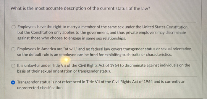 What is the most accurate description of the