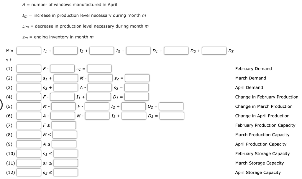Problem 4-23 (Algorithmic) EZ-Windows, Inc.,