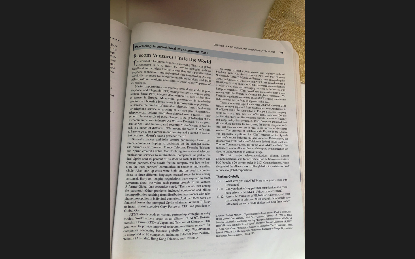 Read article and answer question joint ticing