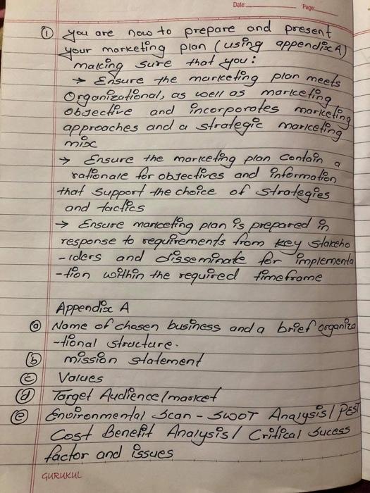 this one is from business course Pages Date: