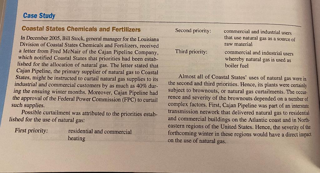 Please help question 3!!!! Case Study Second