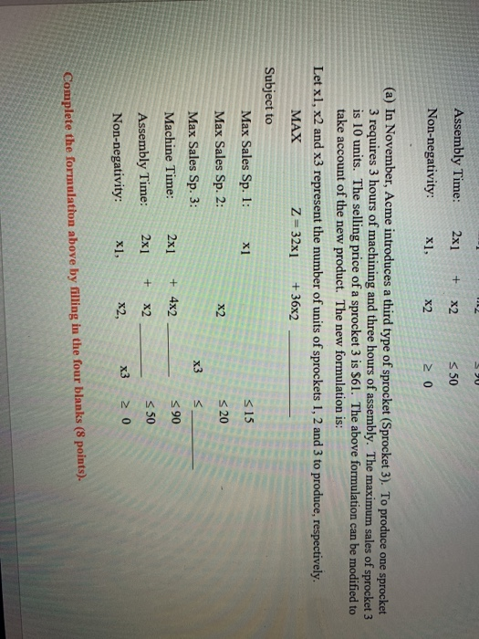60 Acme sells two sprocket assemblies for