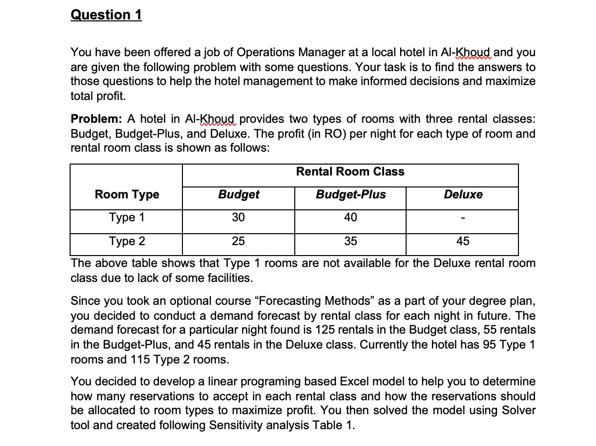 Answer as much as possible please Question 1 You