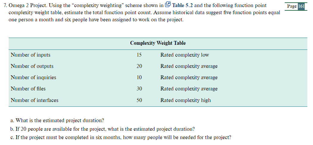 Page 161 7. Omega 2 Project. Using the complexity