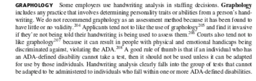 Read the method ( Graphology) and understand what