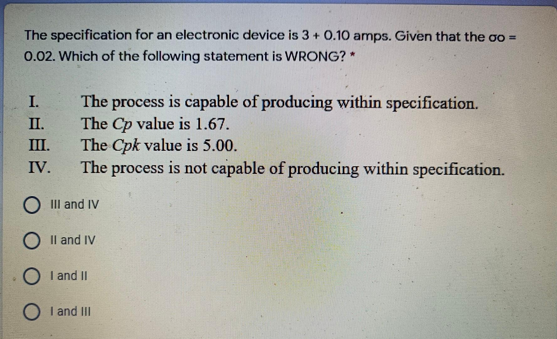 A c chart is plotted based on count of