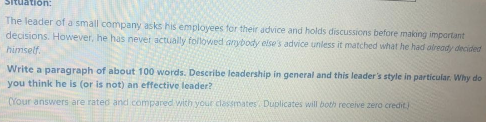 communication TOPIC 4. (Open-Book and Notes)