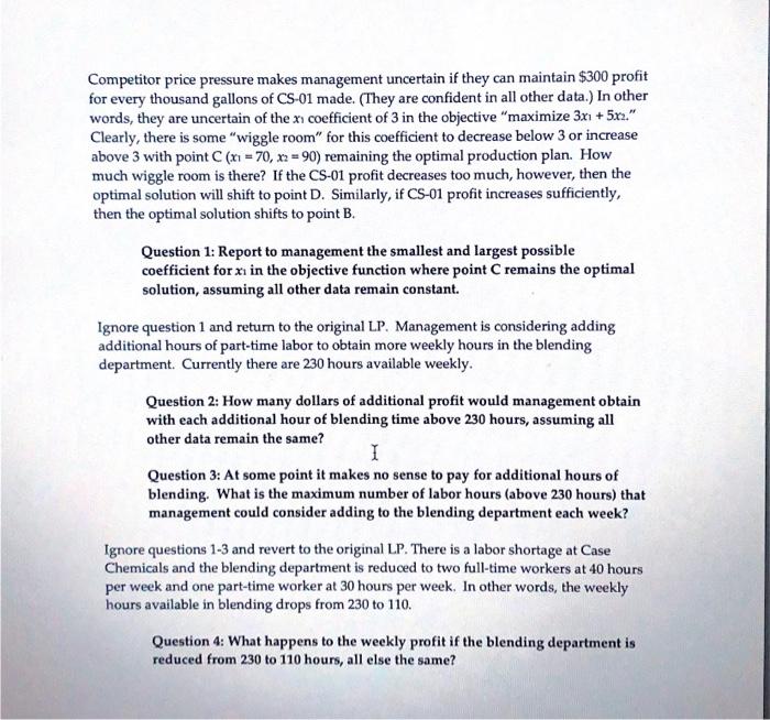 please answer as many bold questions possible