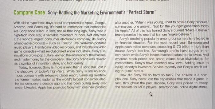 Case study Instructions: Assessment 1: Case Study