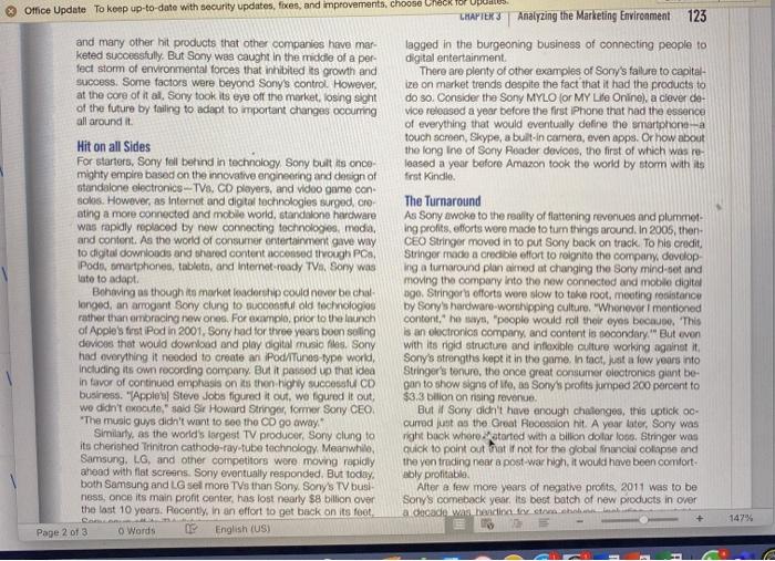 Case study Instructions: Assessment 1: Case Study