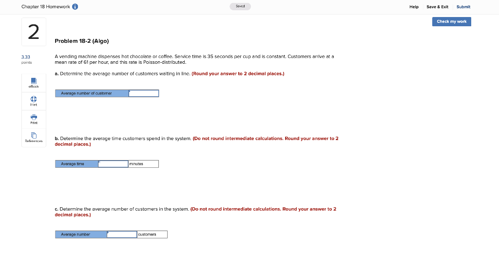 Chapter 18 Homework a Scd Help Save & Exit Submit