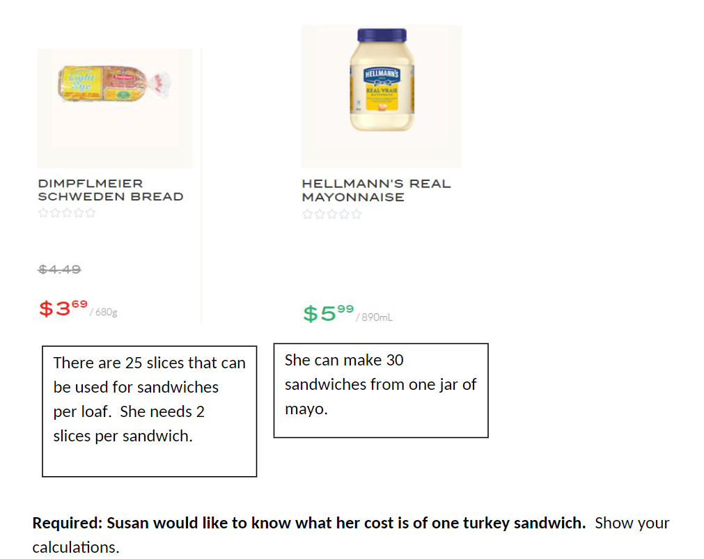 Question #4 Breakeven Analysis (20 marks) Susan
