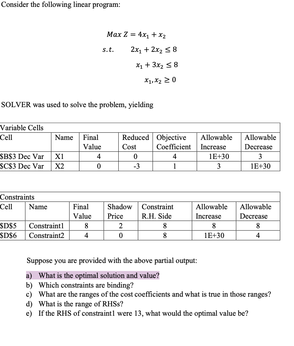 $D$5 Constraint1 $D$6 Constraint2 Final Reduced