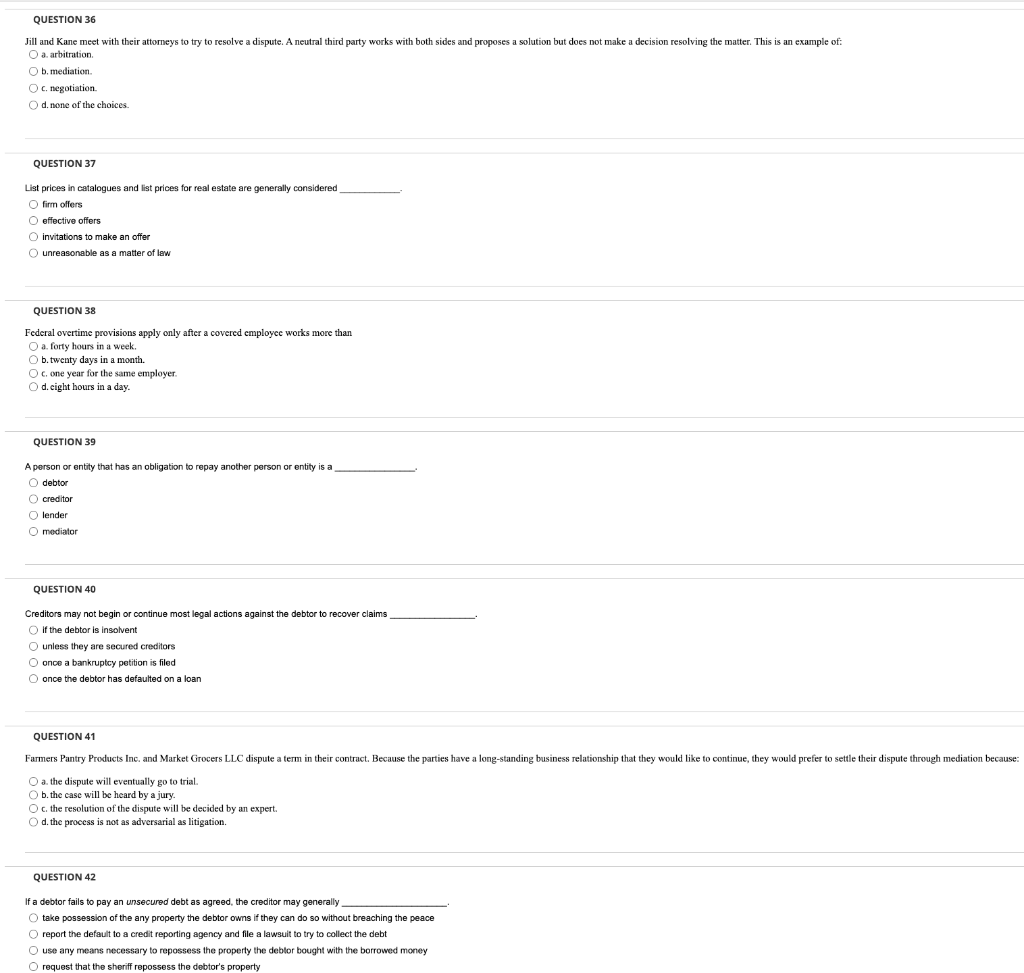 QUESTION 23 If a dispute is subject to binding