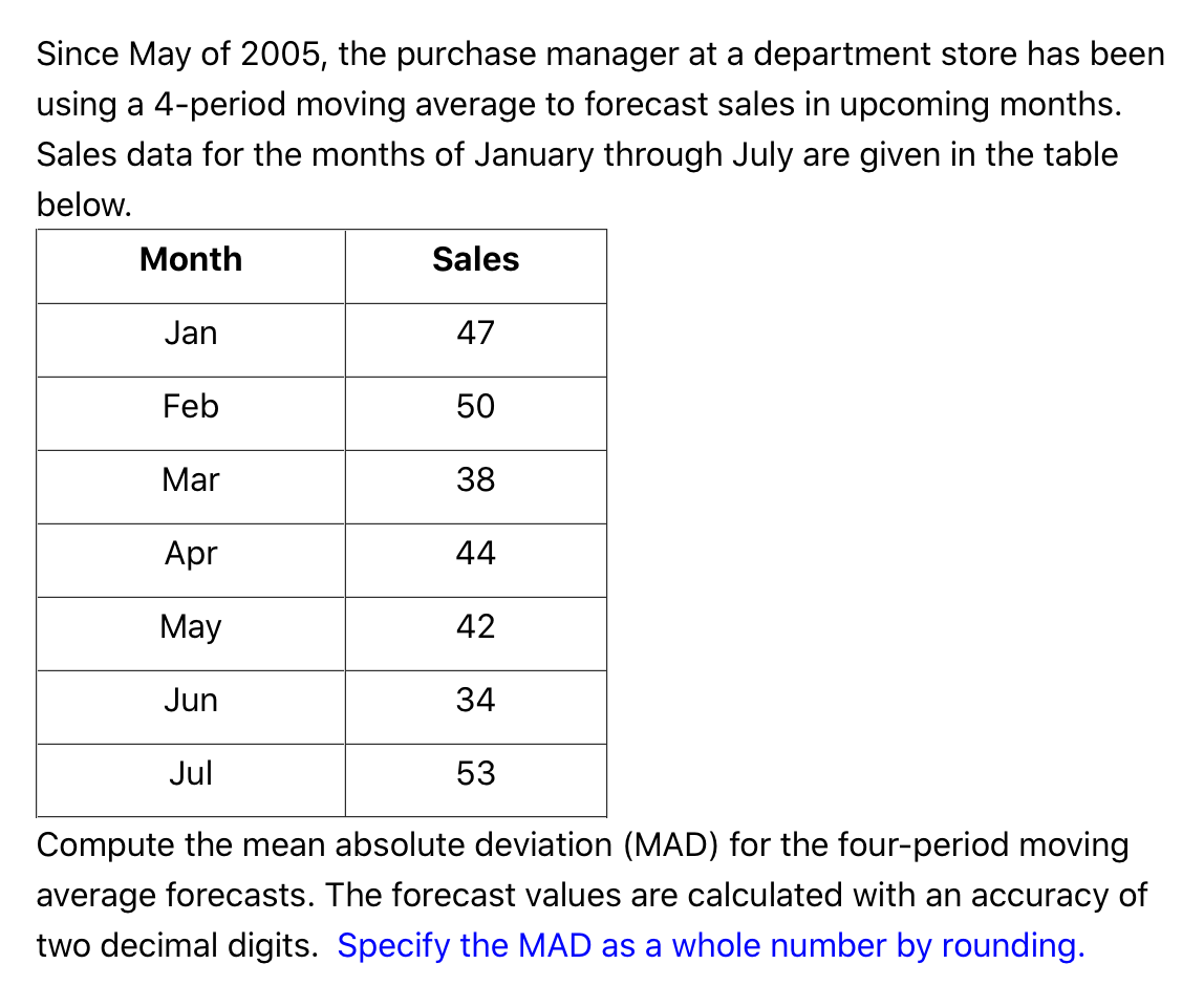 Since May of 2005, the purchase manager at a