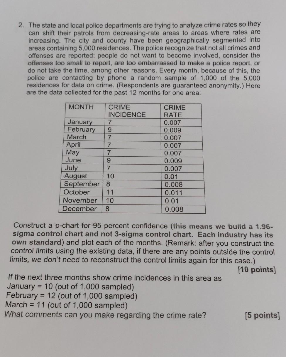 2. The state and local police departments are