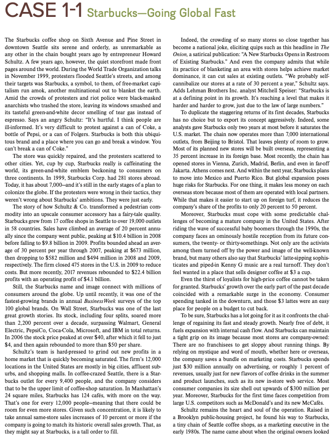 Case study analysis: What is the case about