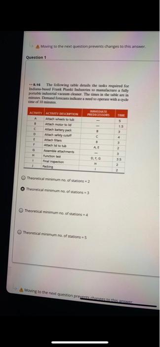 Moving to the next question prevents changes to