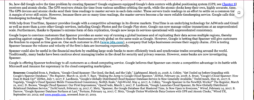 Question: Can you think of ways in which Cloud