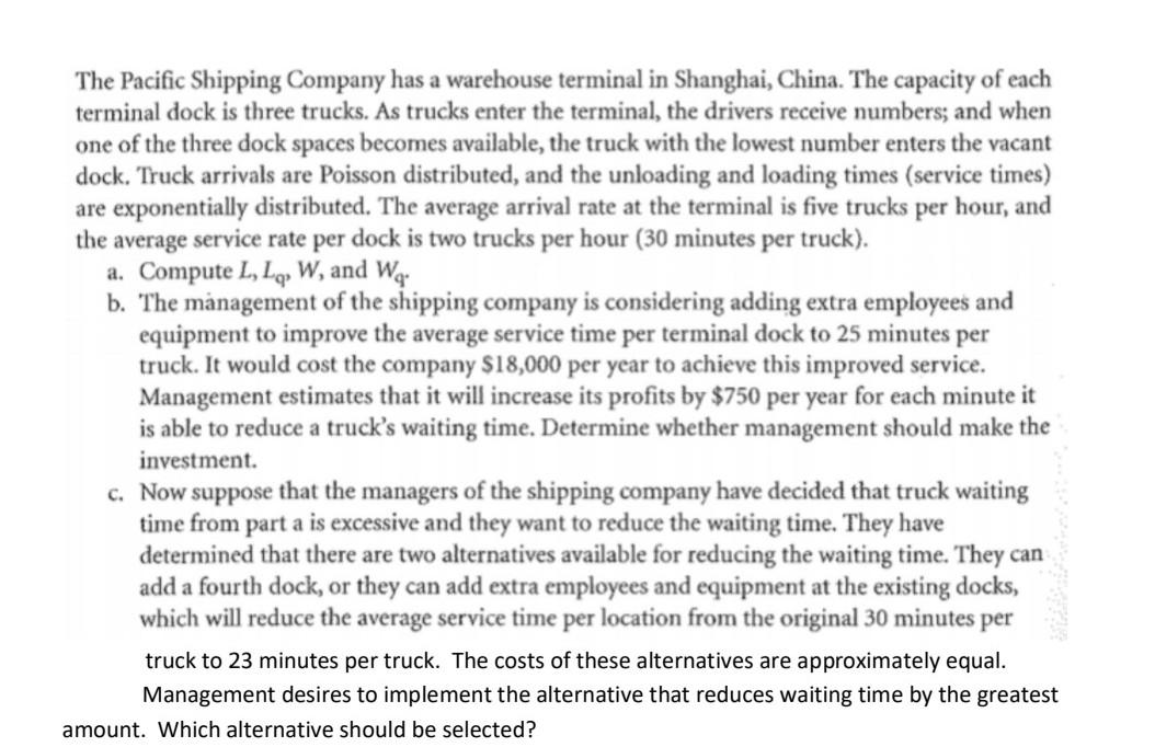Using 6 as the mean arrival rate. 4 as the mean